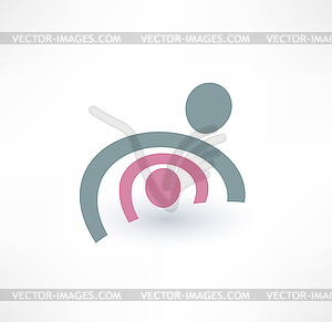 Family and Protection icon - vector clipart