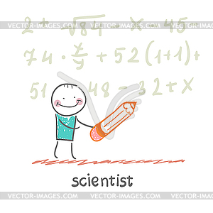 Scientist - vector clipart