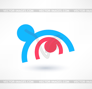 Family and Protection icon - vector image