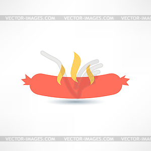 Sausage icon - vector clip art