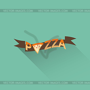 Pizza icon - vector clipart