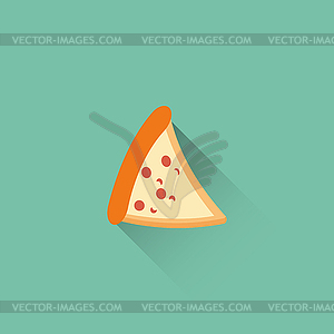 Pizza icon - vector clipart