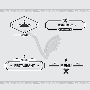 Set menu icon - vector image