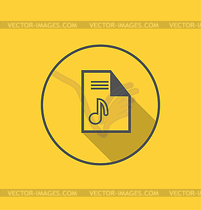 Music notes - vector clip art