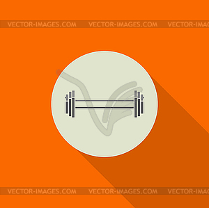 Weightlifter icon - vector clipart / vector image