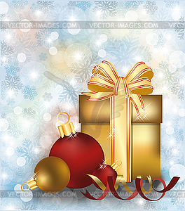 Merry Christmas and happy new year background, vector  - vector clip art