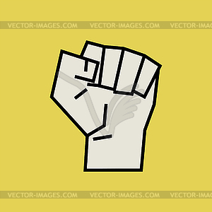 Fist  - vector clipart