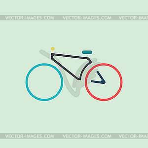 Bike icon - vector image