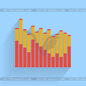 Эквалайзер - векторный графический клипарт