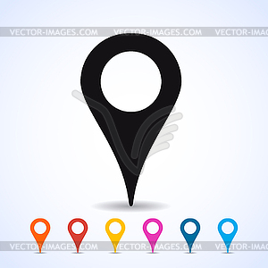 Marker icon - vector image