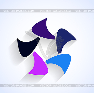 Abstract form - vector EPS clipart