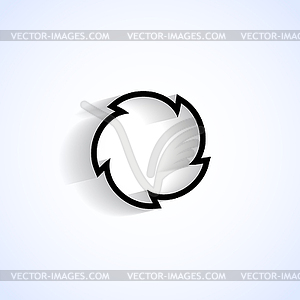 Abstract form - vector clipart