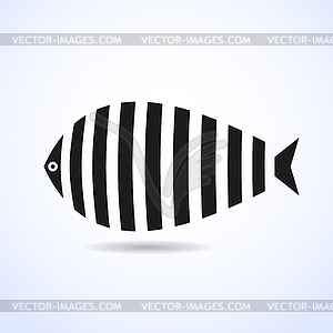 Big fish - stock vector clipart
