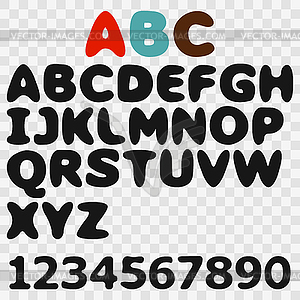 Alphabet - royalty-free vector image