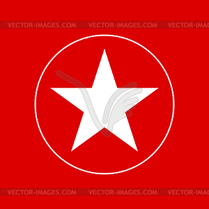 Пятиконечная звезда - изображение в векторном формате