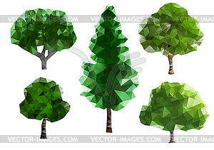 Green Trees - vector image