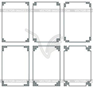 Celtic Frames - vector image