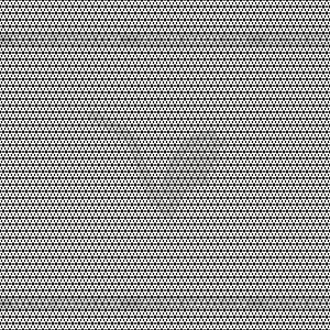 Black small and big circles pattern - vector image