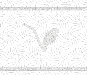 Repeating ornament dotted gray stars - vector image