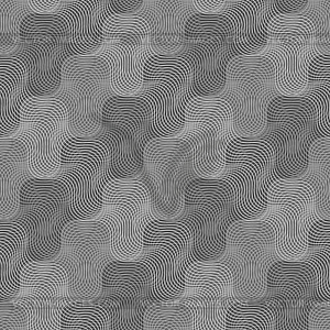 Repeating ornament intersecting light and dark - vector image
