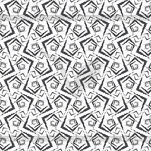 Repeating ornament small rough shapes - vector clip art