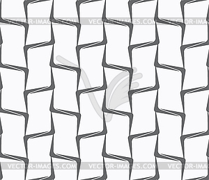 Repeating ornament vertical bamboo lines - vector image