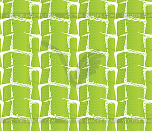 Textured ornament with light green stripes - vector image