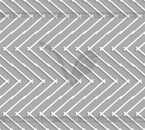 Geometrical pattern with horizontal chevron lines - vector clip art