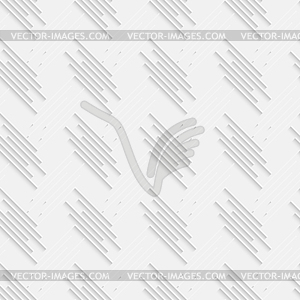 Geometrical pattern with white diagonal short lines - vector image