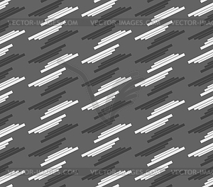 Monochrome pattern with black and white offset - vector clipart / vector image