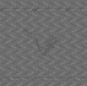 Monochrome pattern with gray and black dotted - vector image