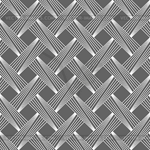 Monochrome pattern with light gray diagonally - vector image