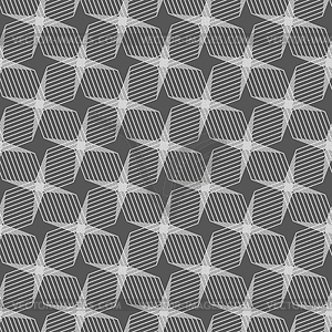 Monochrome pattern with light gray intersecting thi - vector clipart