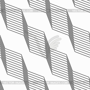 Monochrome pattern with light gray striped - vector clip art