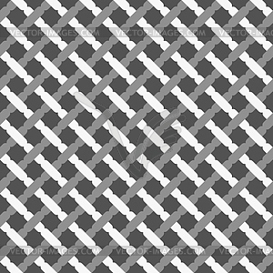 Monochrome pattern with shades of gray lattice - vector clipart