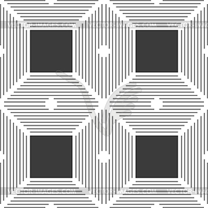 Monochrome pattern with thin gray intersecting line - vector clipart