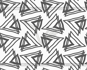 Flat gray with triangles - vector clip art