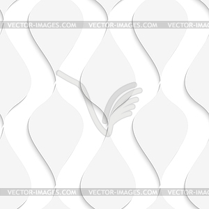 Paper cut out vertical drops - vector image