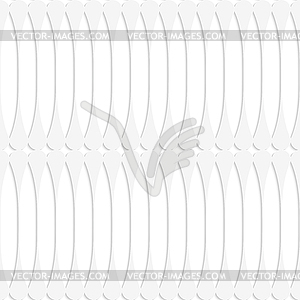 Paper white fence with thickening - vector clipart