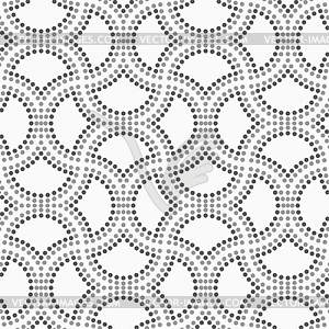 Dotted circle pin will - vector clipart