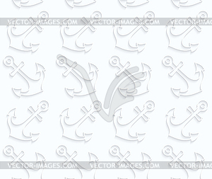 Quilling paper anchors - vector clip art