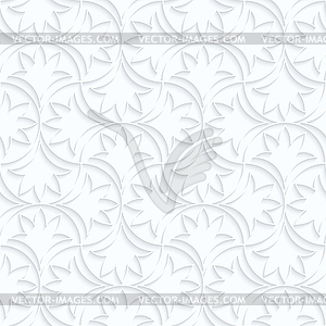 Quilling paper floral pin will - vector clipart