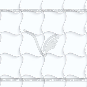 Quilling paper pillow grid - vector clip art