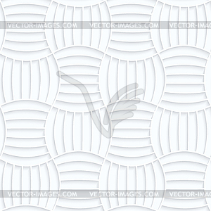 Quilling paper striped pin will - vector clipart