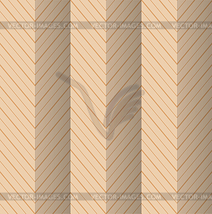 Retro fold yellowish striped zigzag - vector clipart