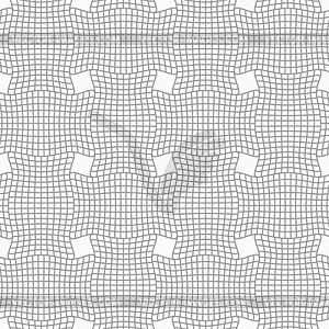 Стройное серый клетчатый волнистые прямоугольники - векторный графический клипарт