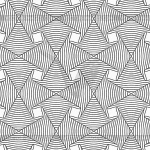 Slim gray striped arrows - vector clip art