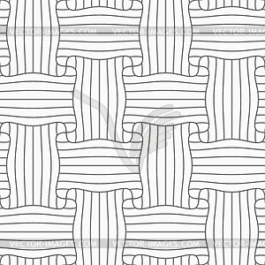 Slim gray striped rectangle pin will - vector clipart / vector image
