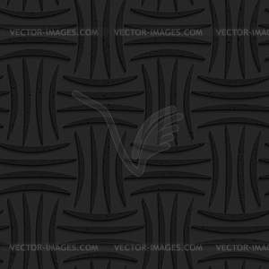 Textured black plastic four stripes pin will - vector clipart