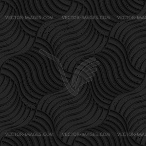 Textured black plastic striped pillows pin will - vector clipart